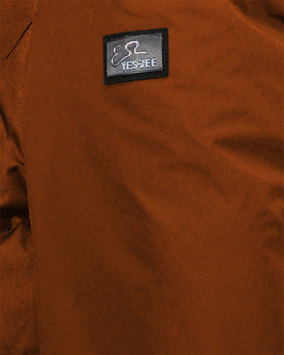 Orange Polyamide Jackets & Coat