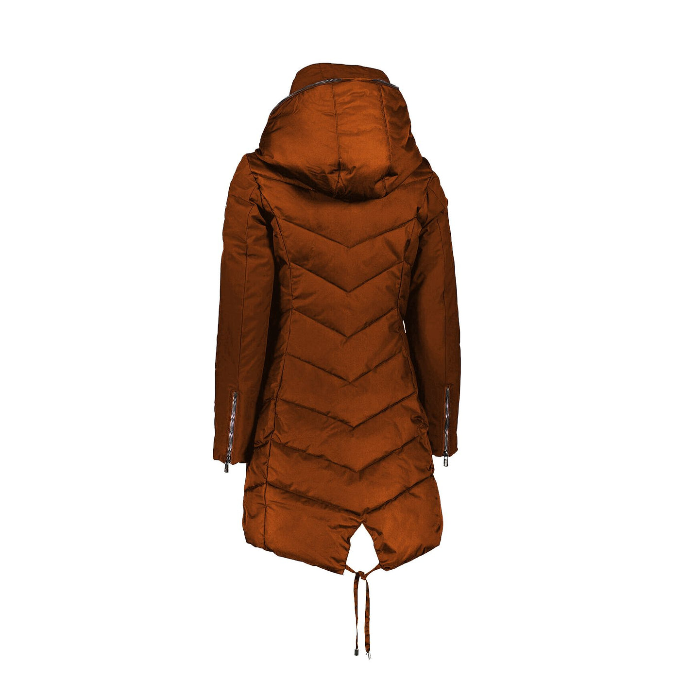 Orange Polyamide Jackets & Coat