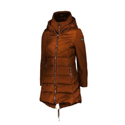 Orange Polyamide Jackets & Coat