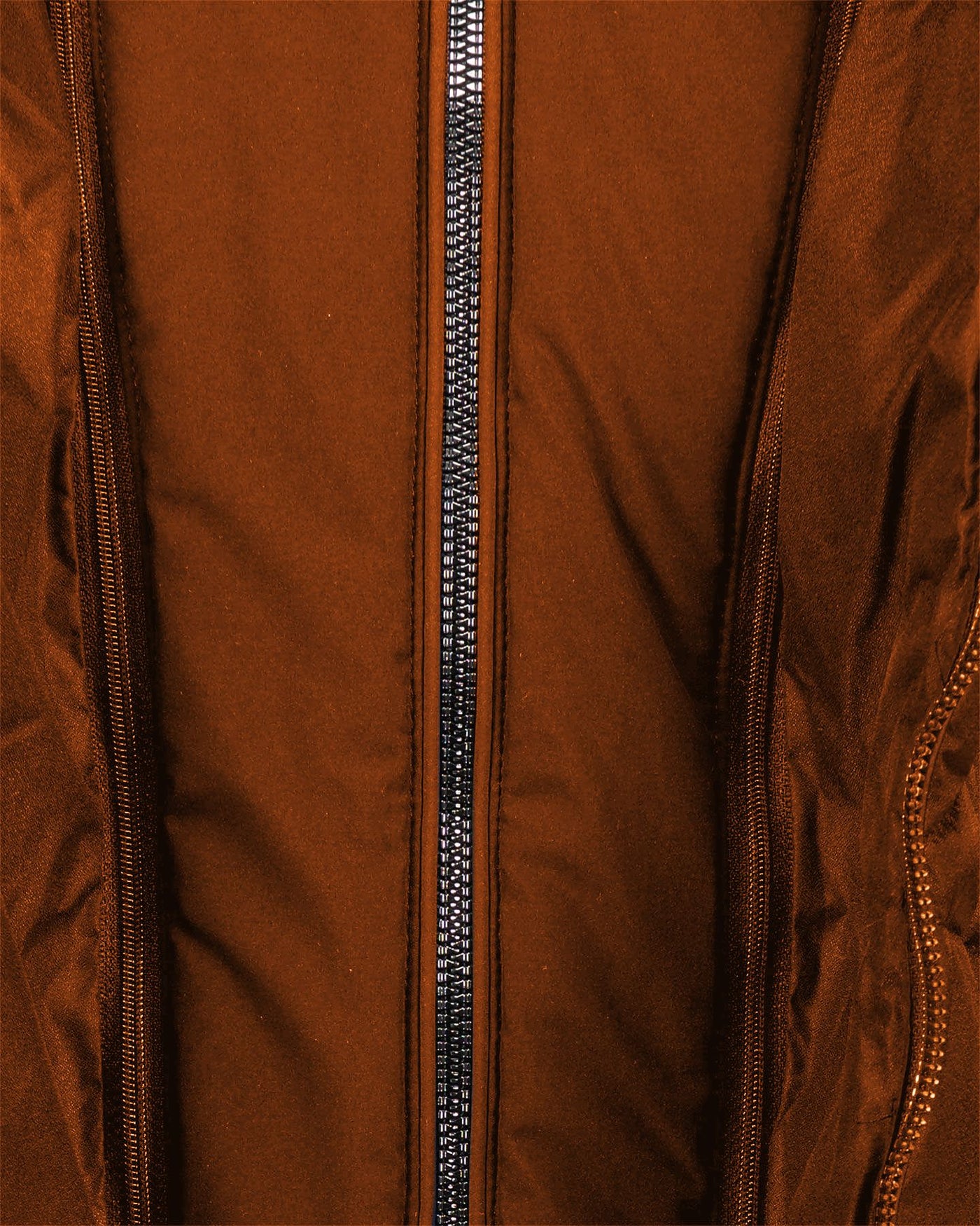 Orange Polyamide Jackets & Coat