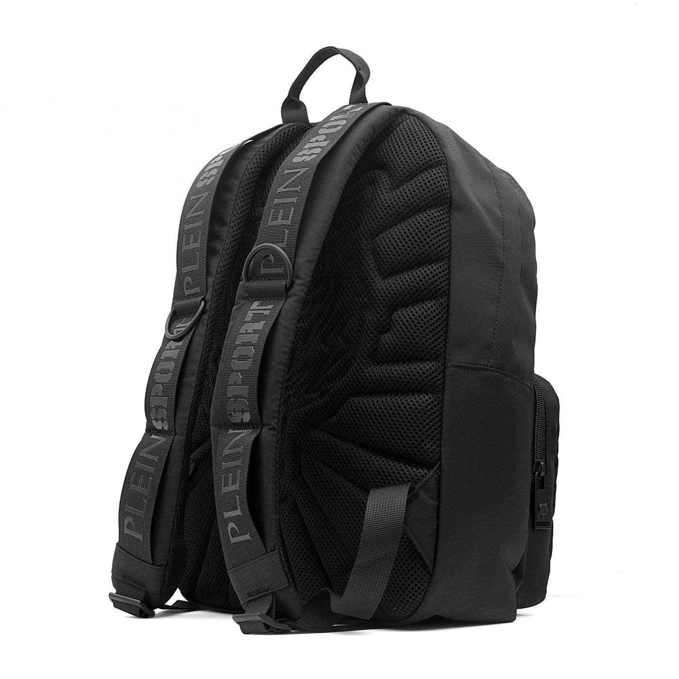 Black Polyester Backpack