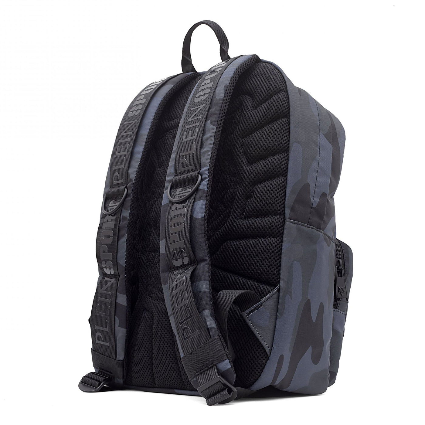 Gray Polyester Backpack