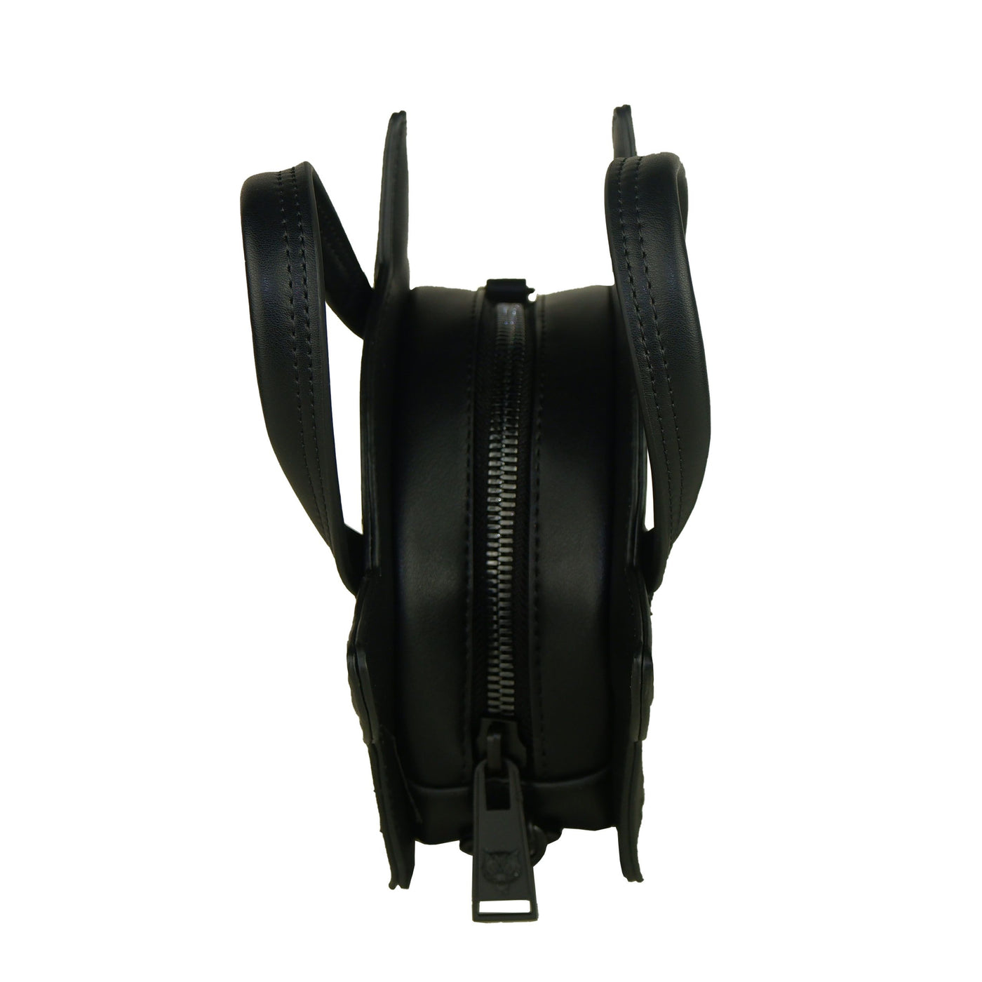 Black Polyester Crossbody Bag