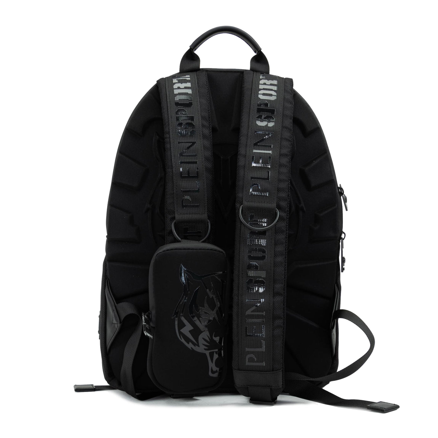 Black Polyester Backpack