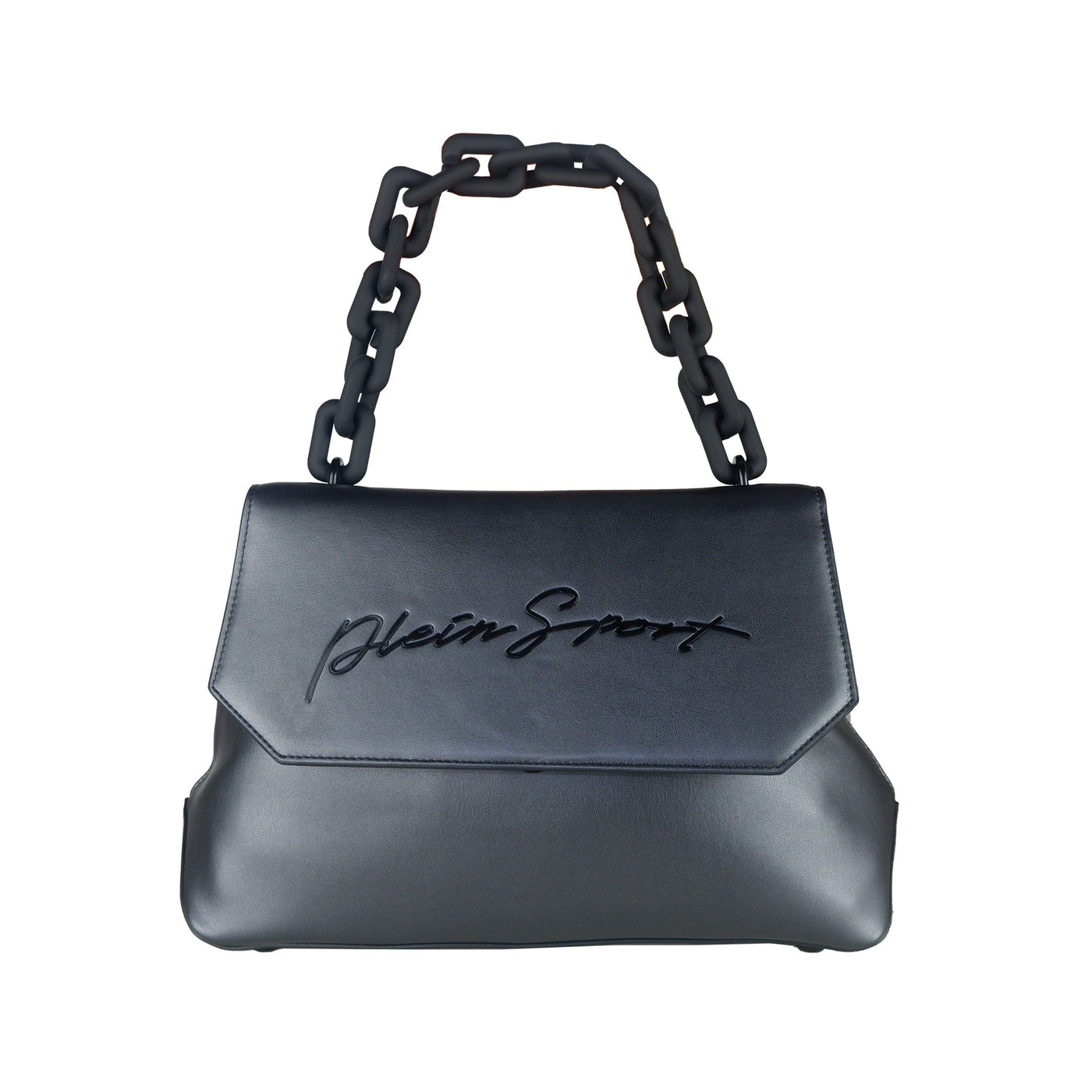 Black Polyester Handbag