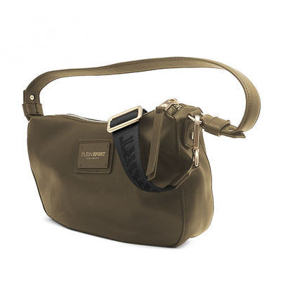 Green Polyethylene Crossbody Bag