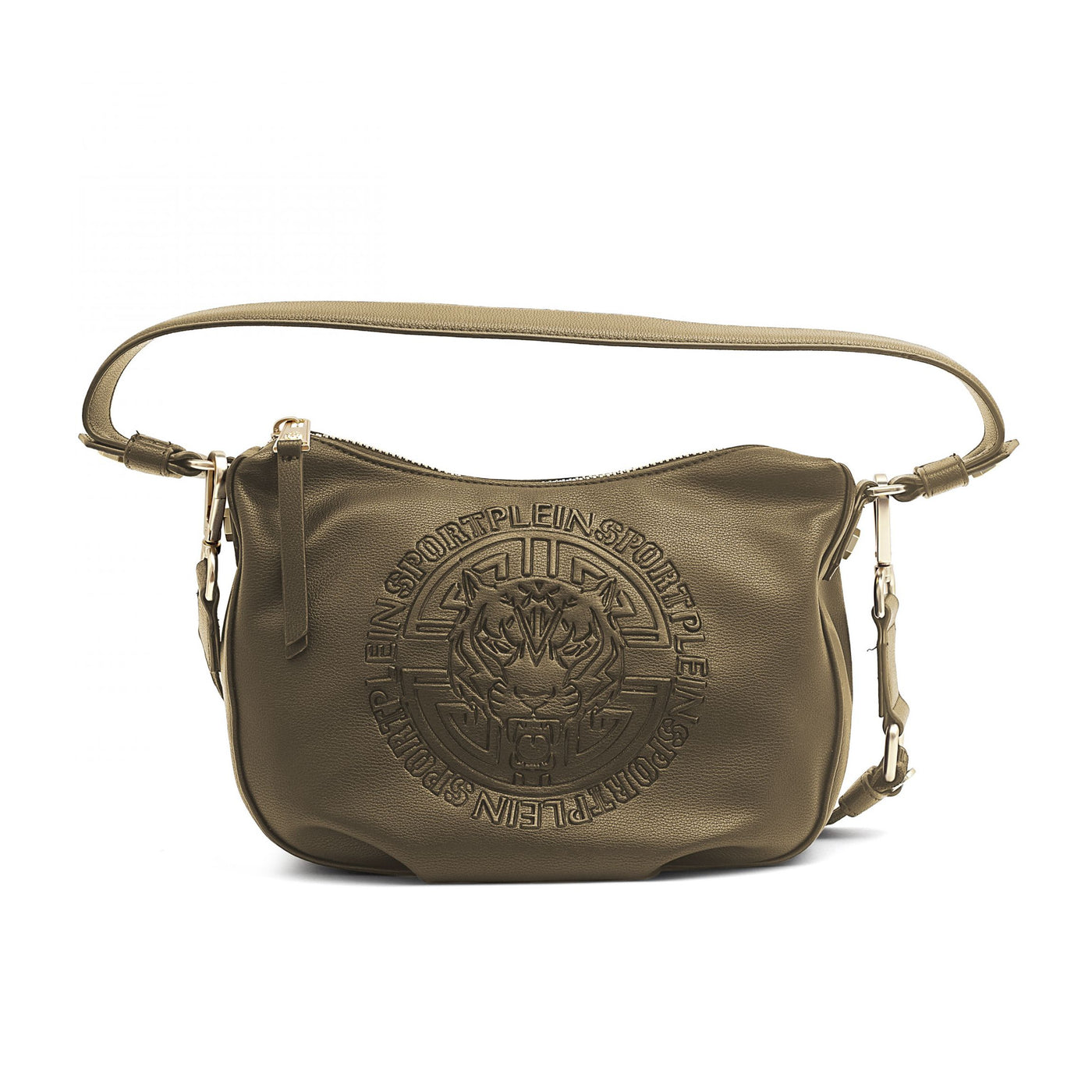 Green Polyethylene Crossbody Bag