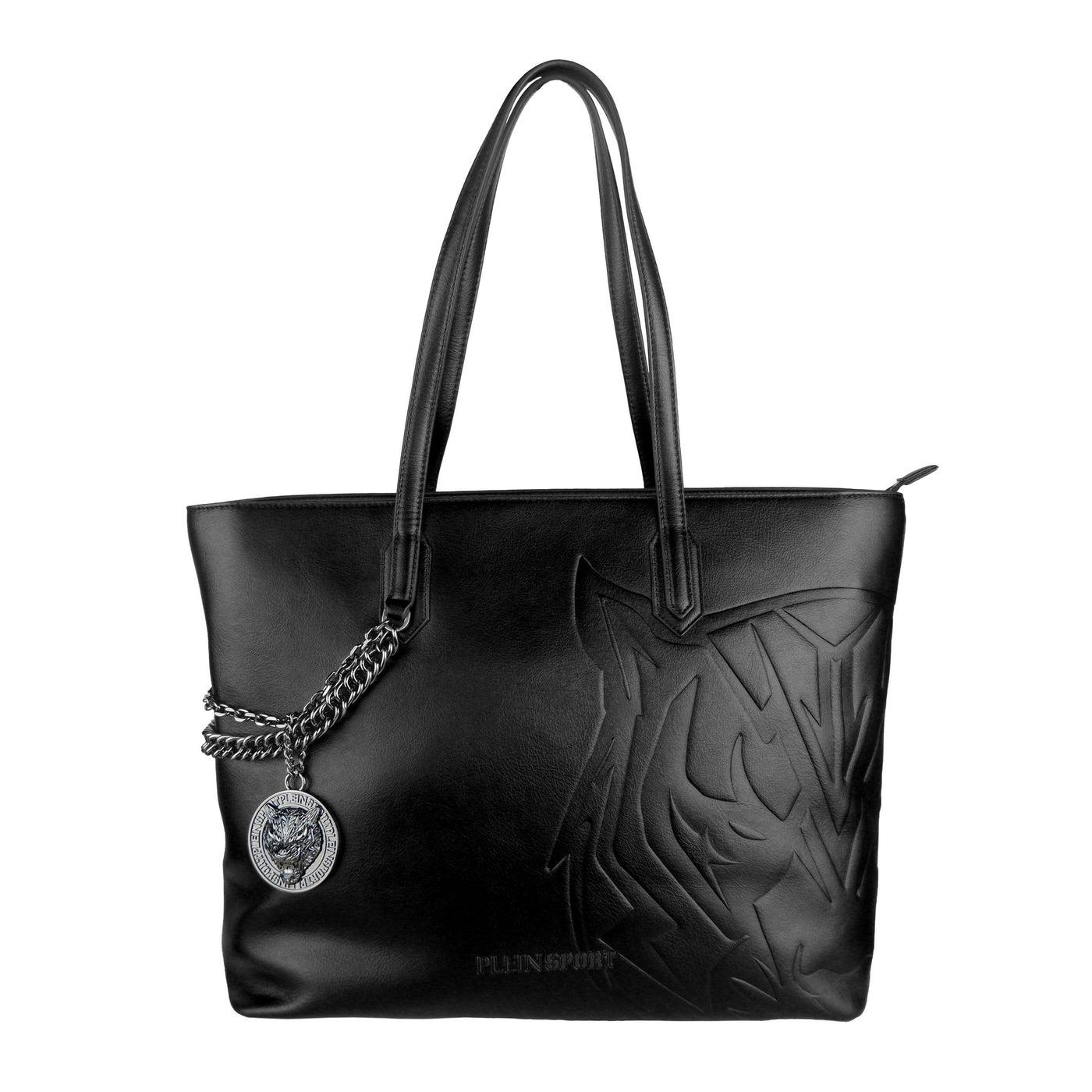 Black Polyethylene Shoulder Bag