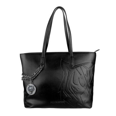 Black Polyethylene Shoulder Bag