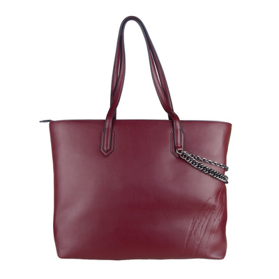 Red Polyethylene Shoulder Bag