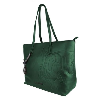 Green Polyethylene Shoulder Bag