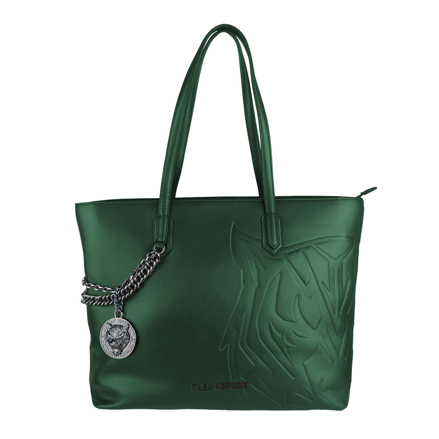 Green Polyethylene Shoulder Bag