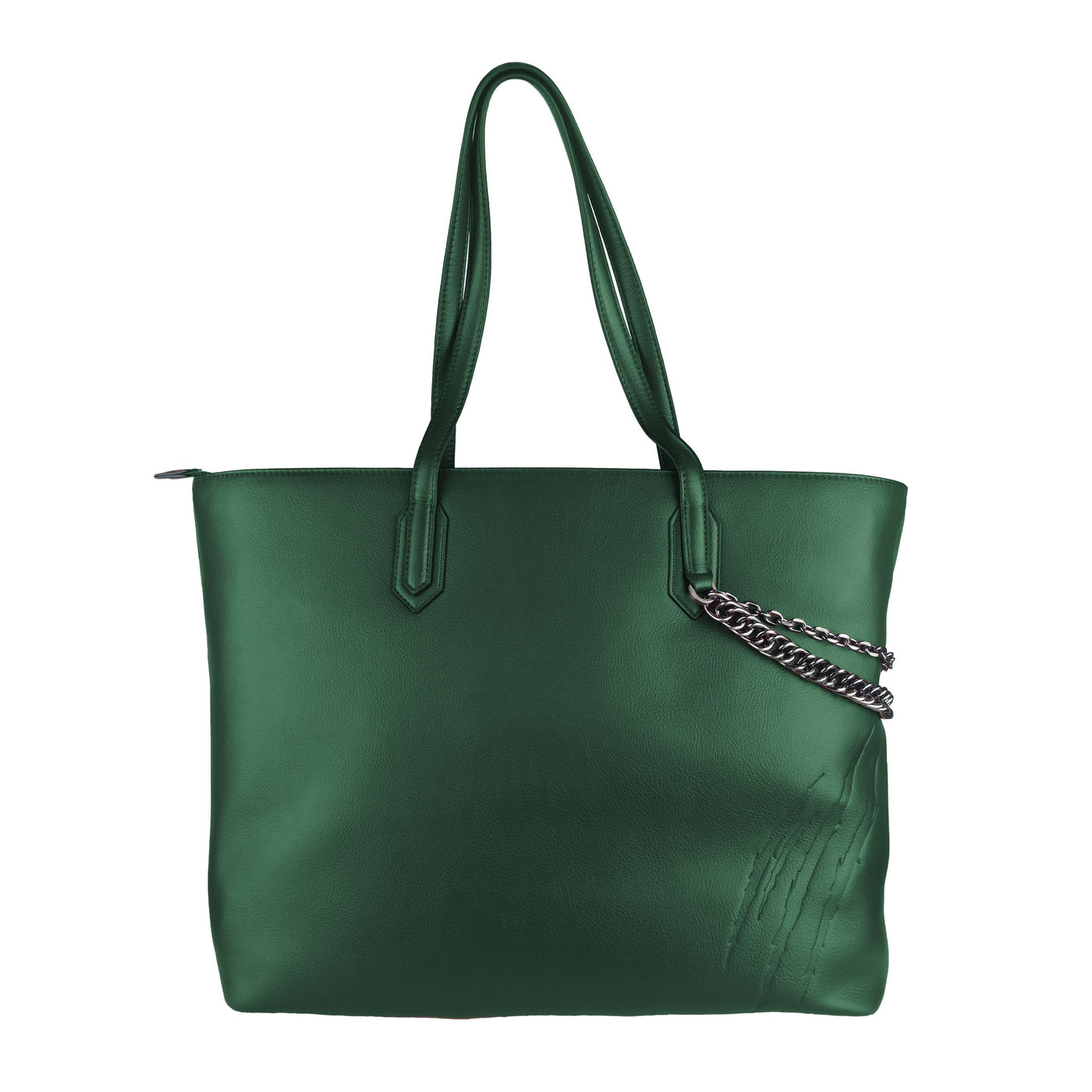 Green Polyethylene Shoulder Bag