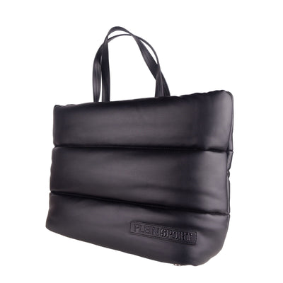 Black Polyethylene Shoulder Bag