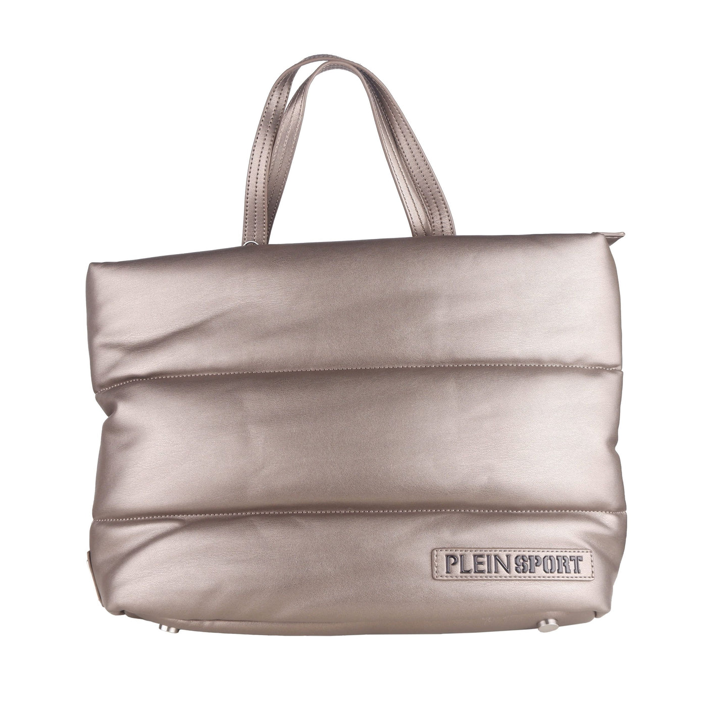 Gray Polyethylene Shoulder Bag