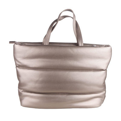 Gray Polyethylene Shoulder Bag