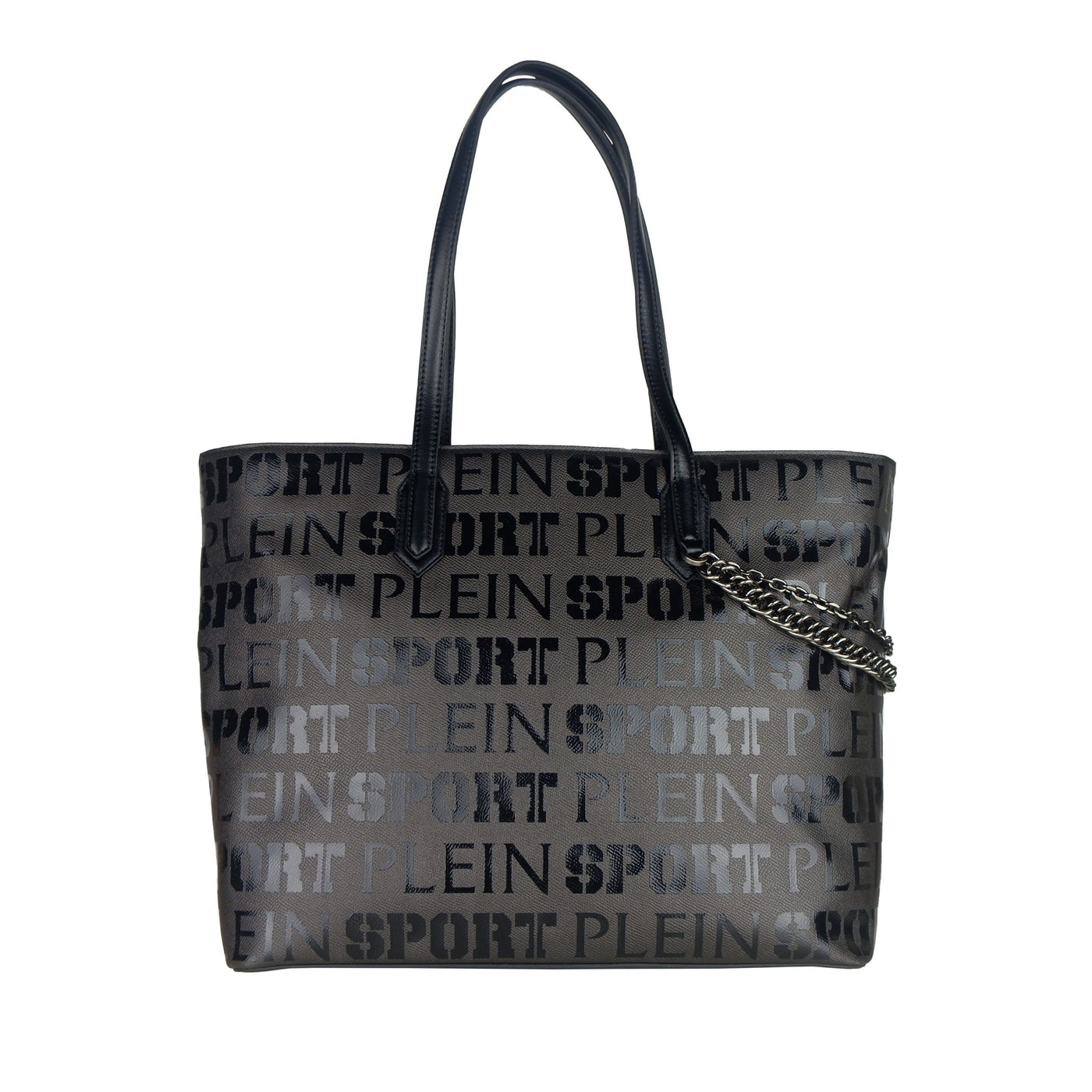 Black Polyester Shoulder Bag