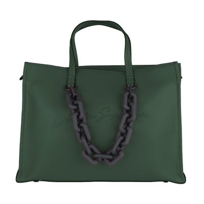 Green Polyethylene Shoulder Bag