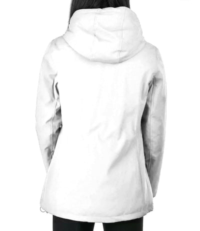 White Polyester Jackets & Coat