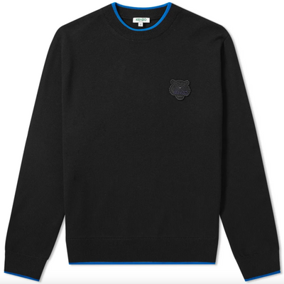 Black Cotton Sweater