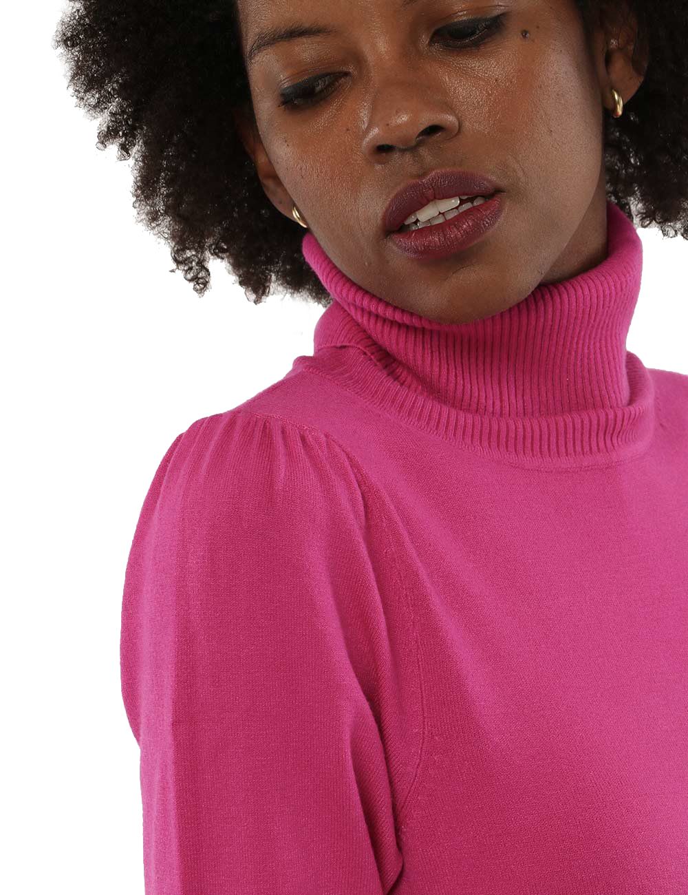 Fuchsia Viscose Sweater