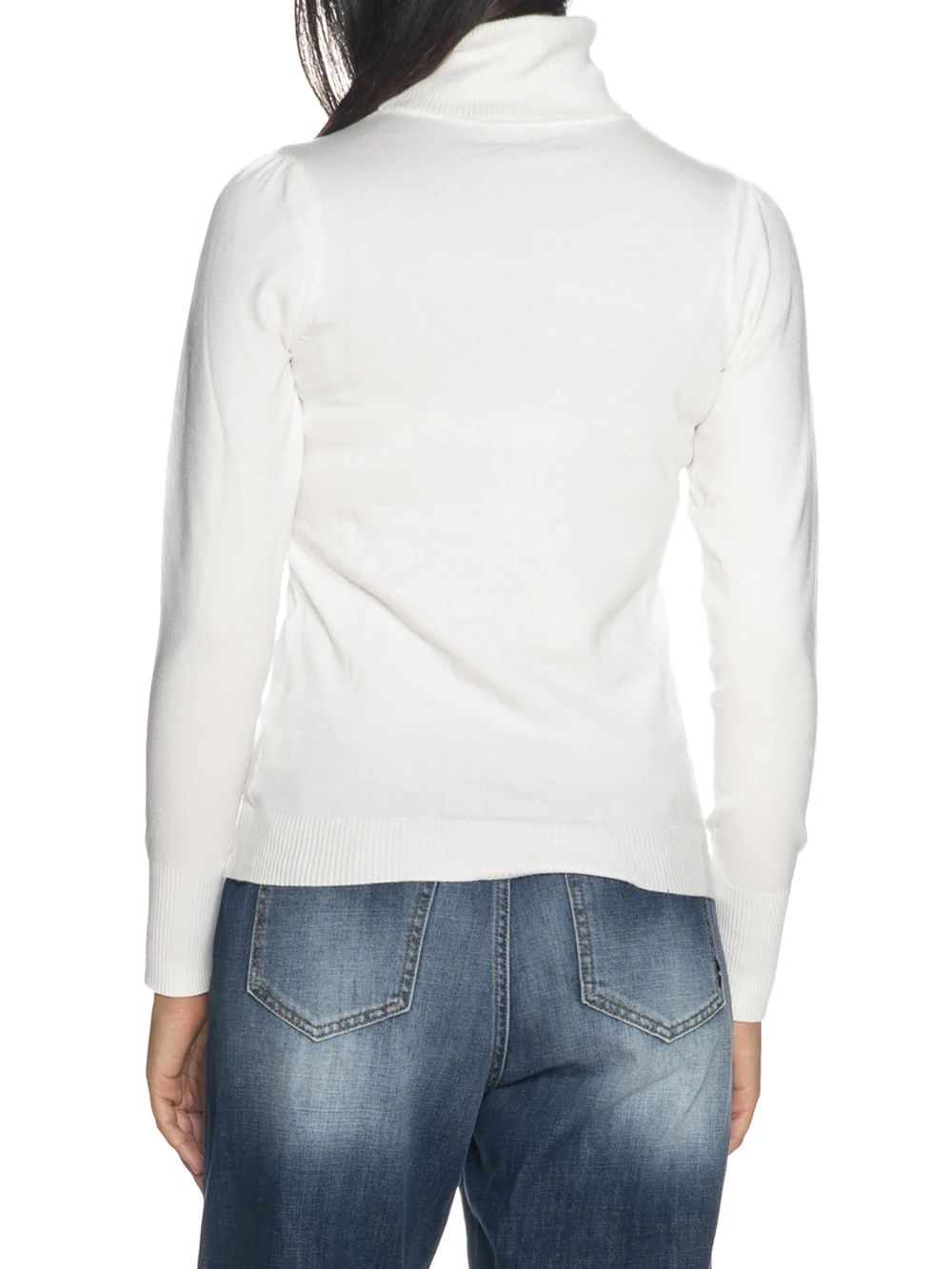 White Viscose Sweater