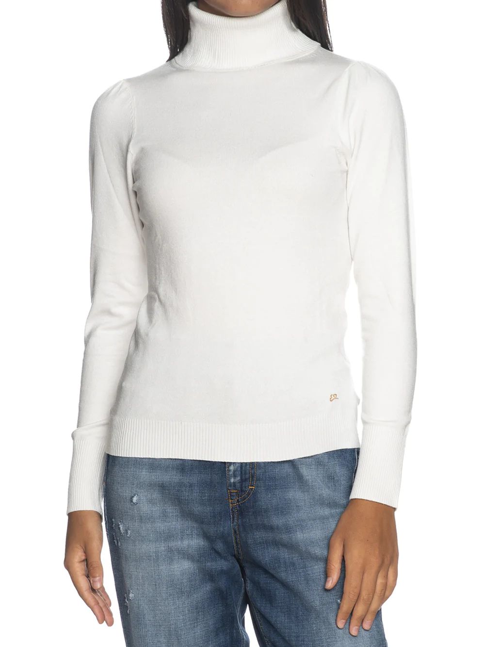 White Viscose Sweater