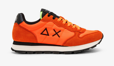 Orange Leather Sneaker