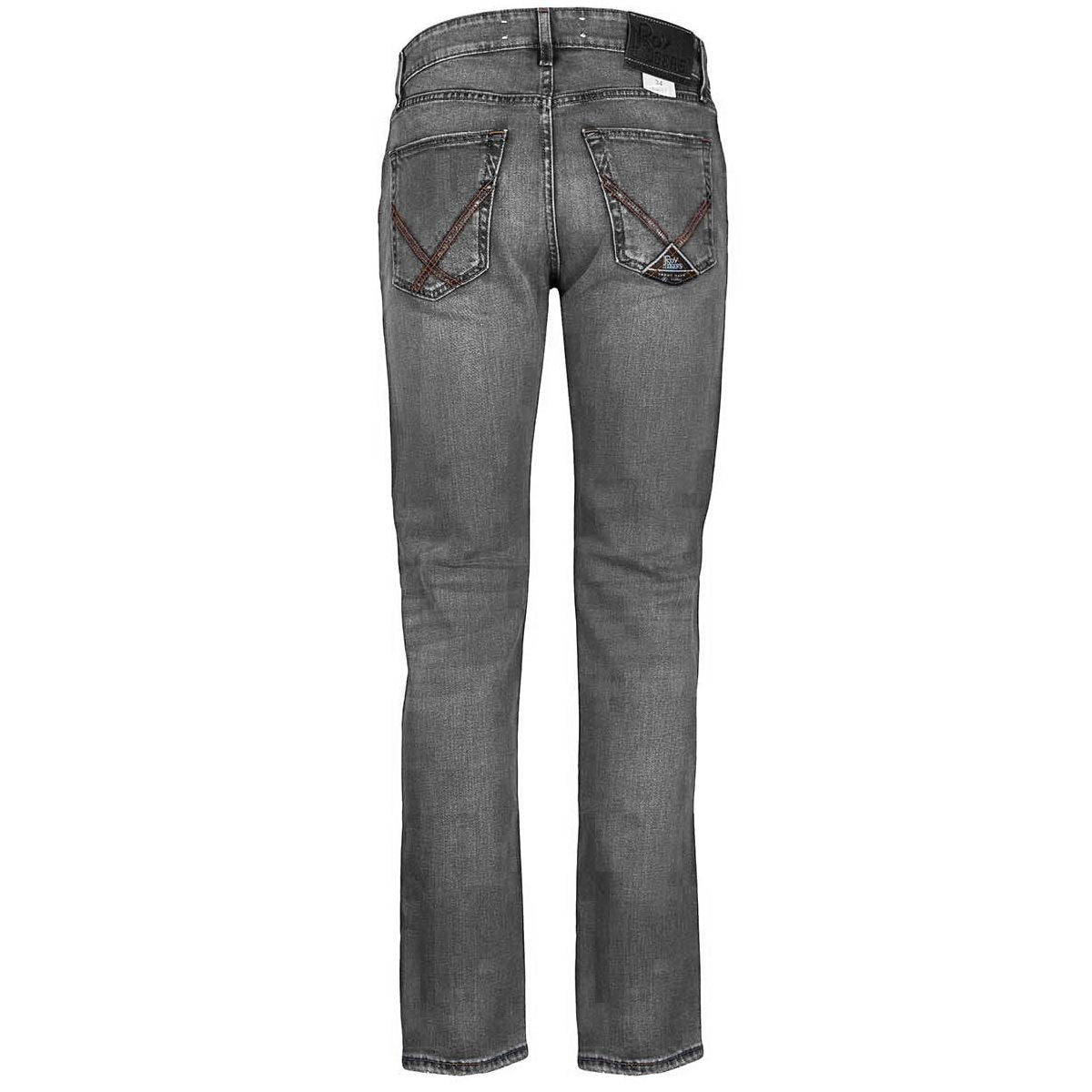 Gray Cotton Jeans & Pant