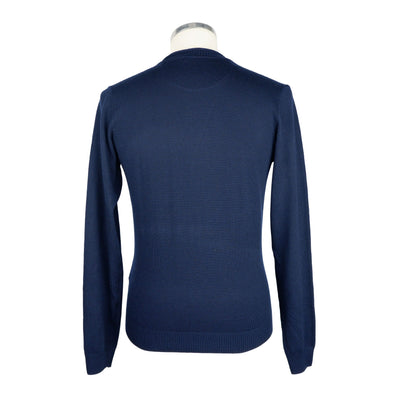 Blue Polyester Sweater