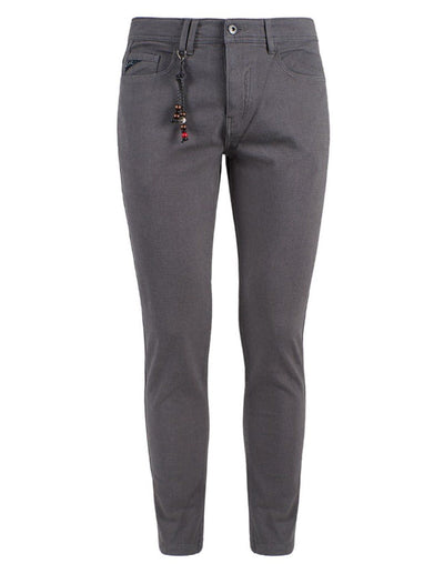 Gray Cotton Jeans & Pant