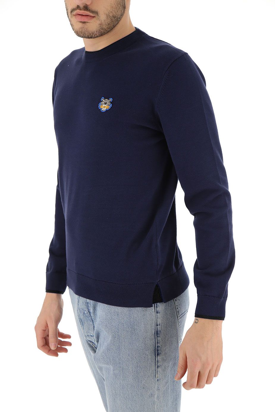 Blue Cotton Sweater