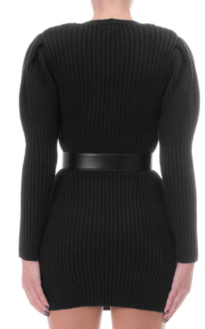 Black Wool Dress