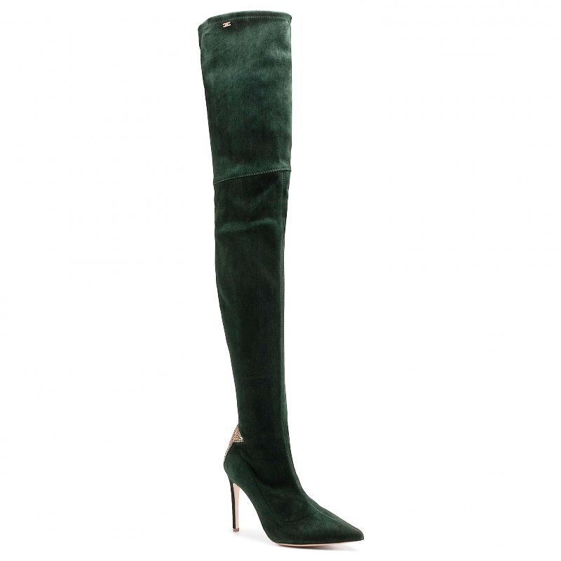 Green Leather Di Calfskin Boot