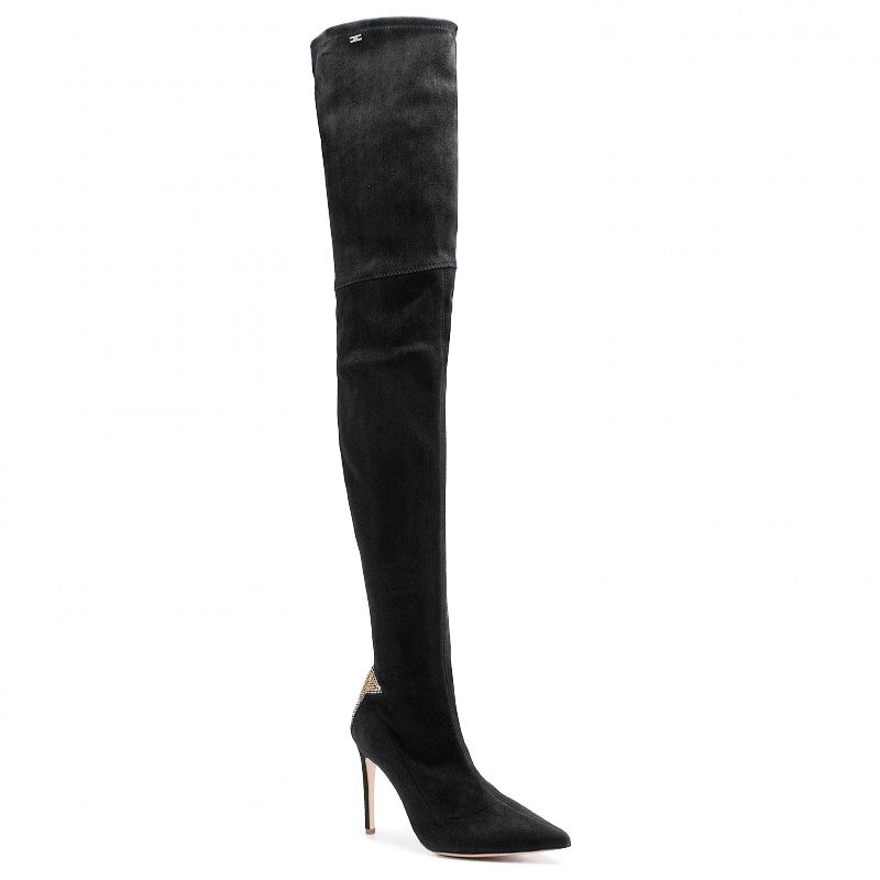 Black Leather Di Calfskin Boot