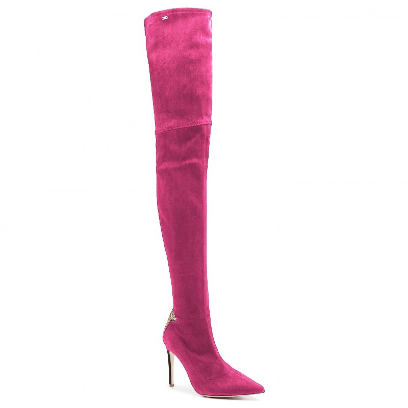 Fuchsia Leather Di Calfskin Boot