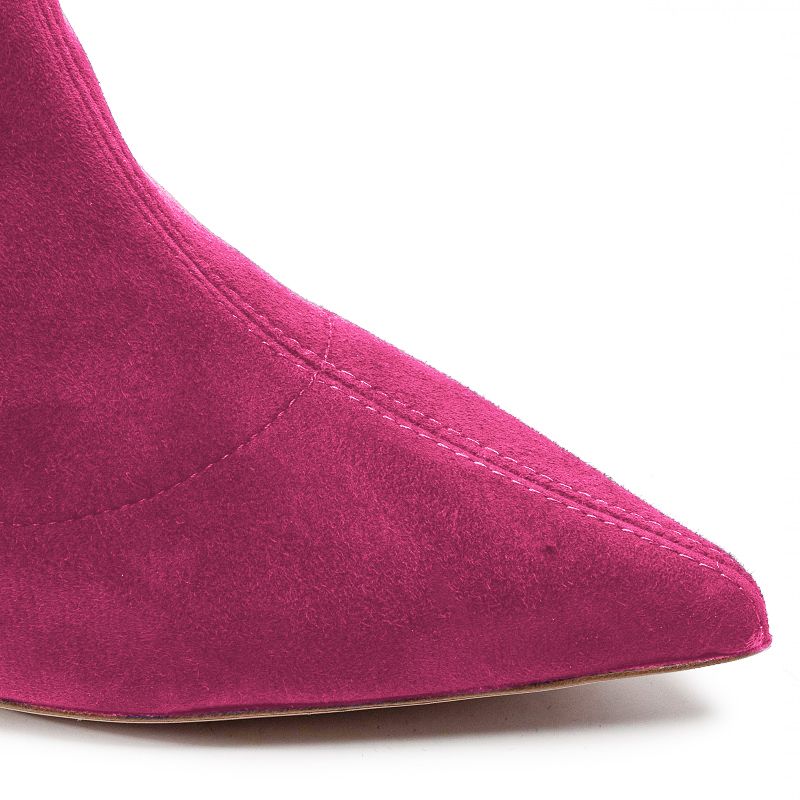 Fuchsia Leather Di Calfskin Boot