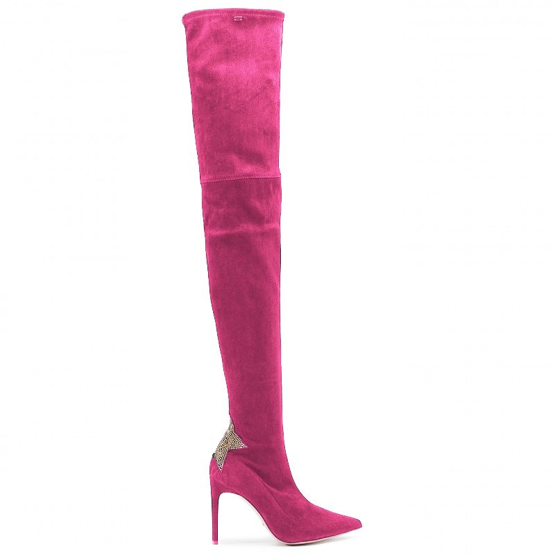 Fuchsia Leather Di Calfskin Boot