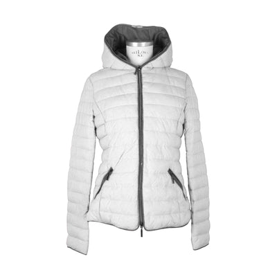 White Polyester Jackets & Coat