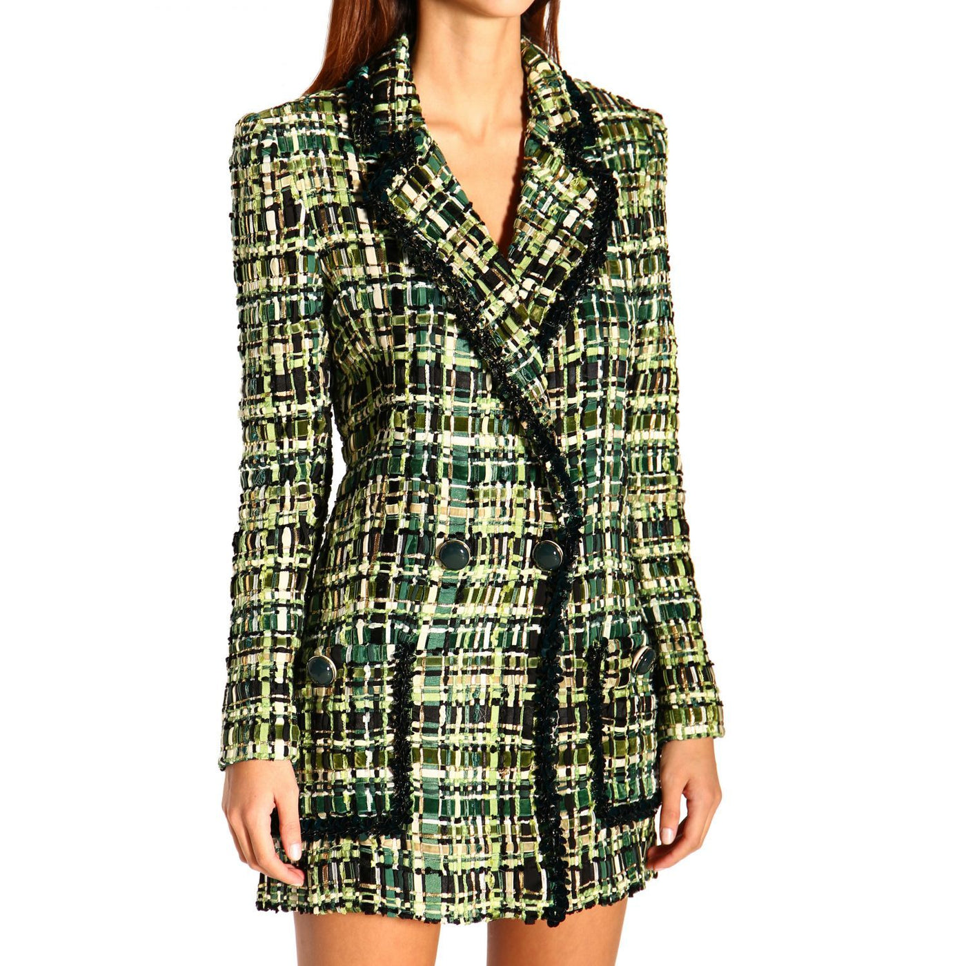 Green Viscose Suits & Blazer