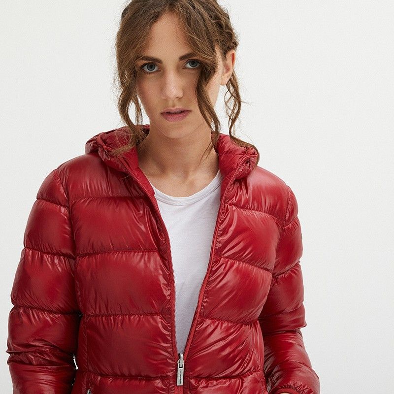 Red Nylon Jackets & Coat