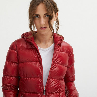 Red Nylon Jackets & Coat