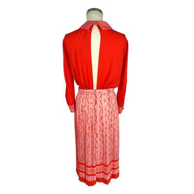 Red Polyester Dress