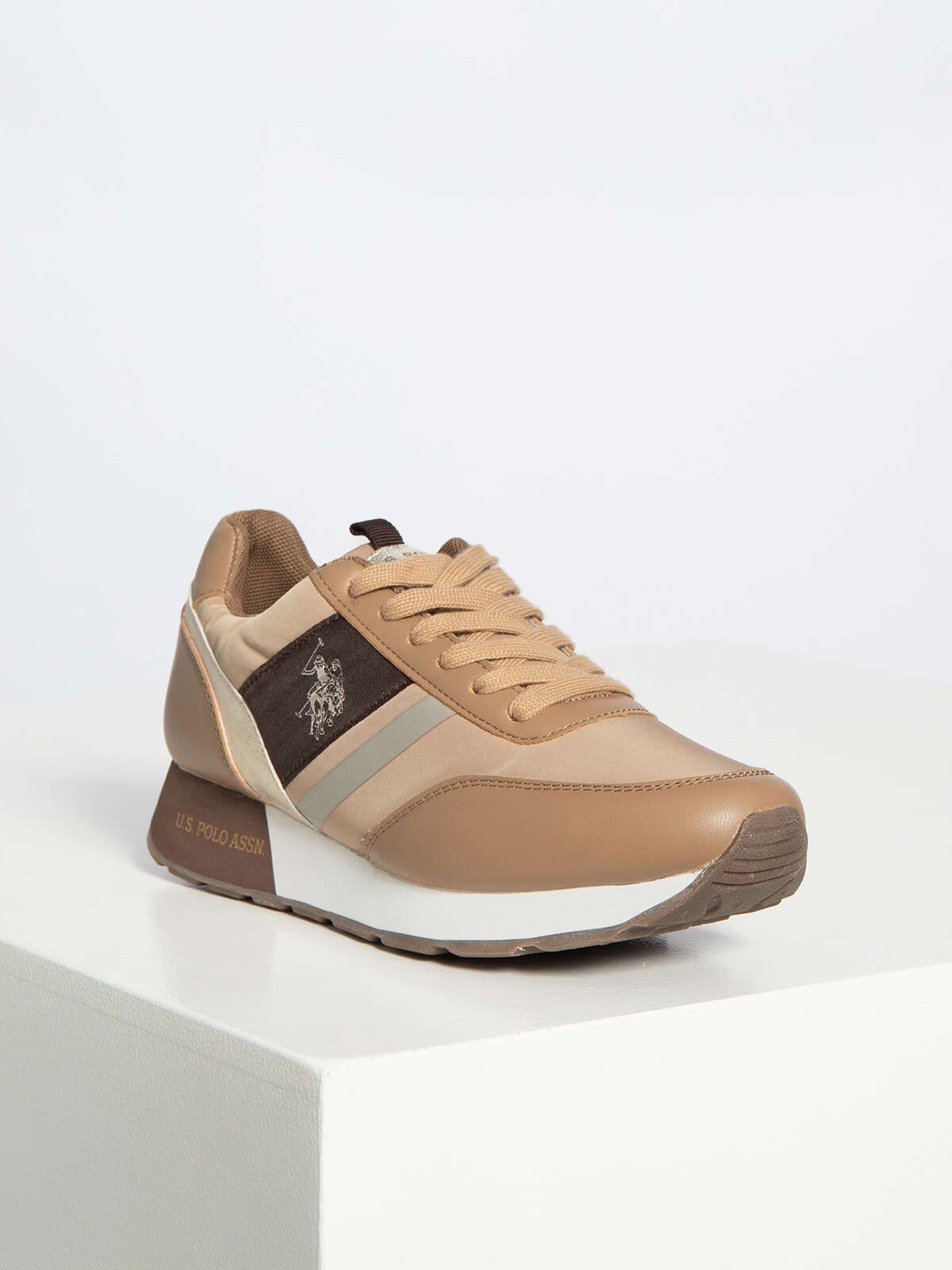 Beige Eco Fabric Sneaker