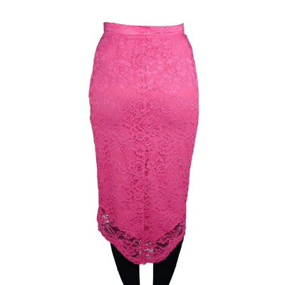 Fuchsia Polyamide Skirt