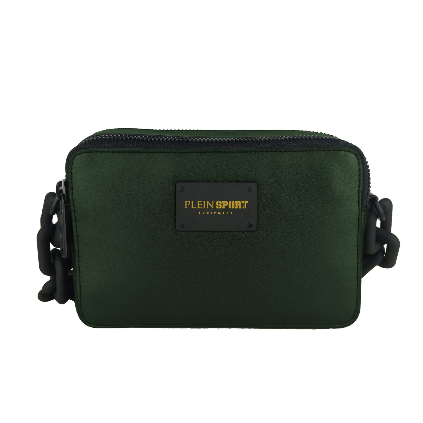 Green Polyester Crossbody Bag