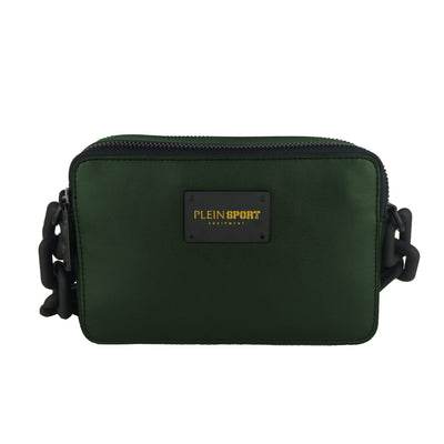 Green Polyester Crossbody Bag