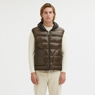 Brown Nylon Vest