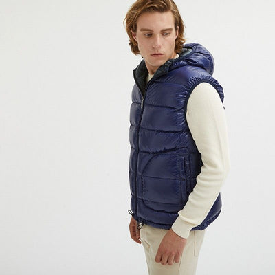 Blue Nylon Vest