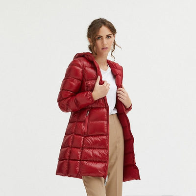 Red Nylon Jackets & Coat